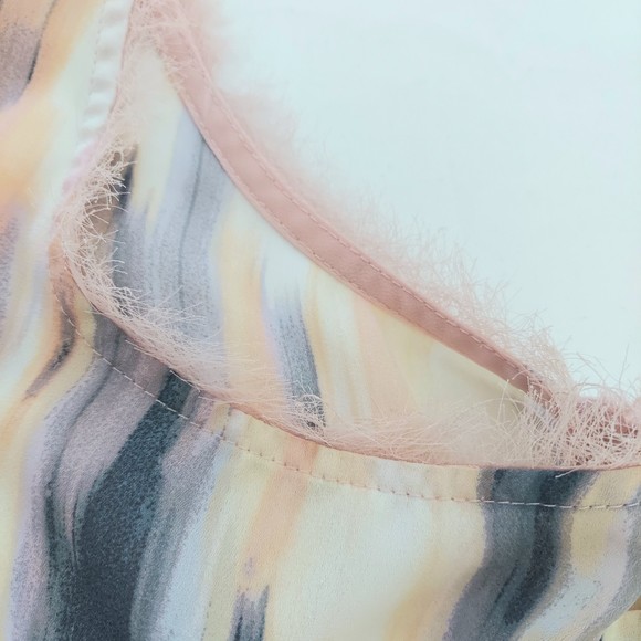 Torrid Women's Georgette Raw Edge Tank - Picture 5 of 9